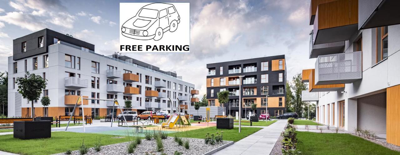 Apartamenty Ceglana Park -Parking W Hali Garazowej- Piekne Nowe Osiedle Katowice Exterior photo